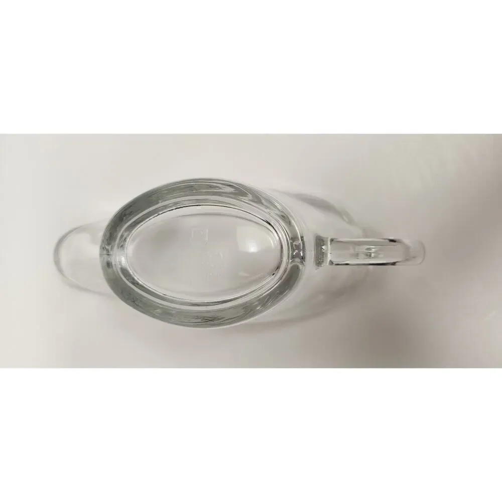 Indiana Vintage Glass Clear Classic Revere 3 Piece Mayo/Gravy Bowl Sauce Set
